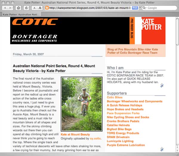 Kate's Blog