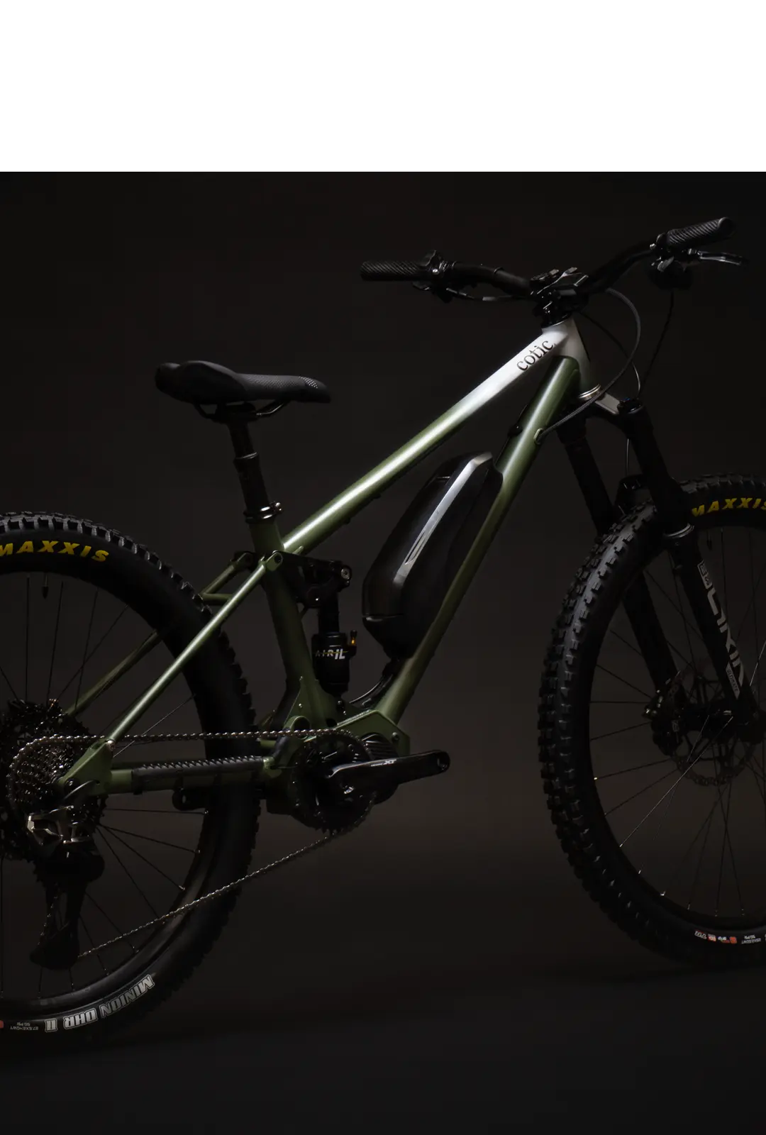 Cotic, Rocket ebike, steel full suspension ebike, full power eMTB, Reynolds 853, handmade steel ebike, UK made ebike, British full suspension bike, Shimano EP801, trail eMTB, enduro ebike, electric mountain bike UK, long travel ebike, steel electric mountain bike