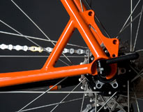 Superlight CNC machined and pocketed dropouts.