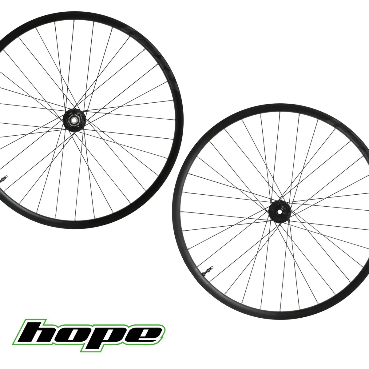 Hope RX24 wheels for rear QR axle Escapade with carbon fork., 