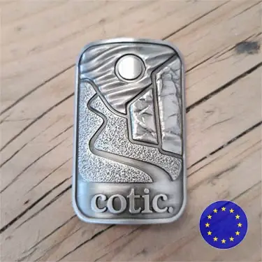 Cast headbadge