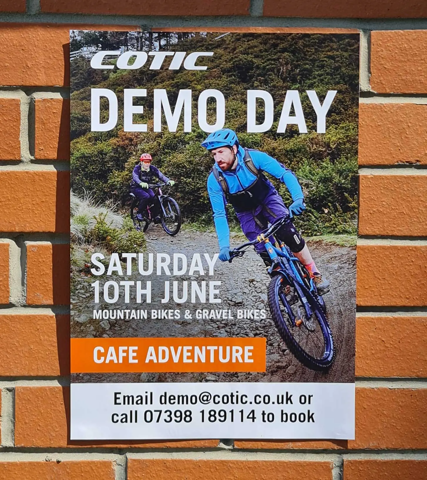 Cotic Demo Day, Saturday 10th June, Mountain Bikes and Gravel Bikes, Cafe Adventure, Hope
