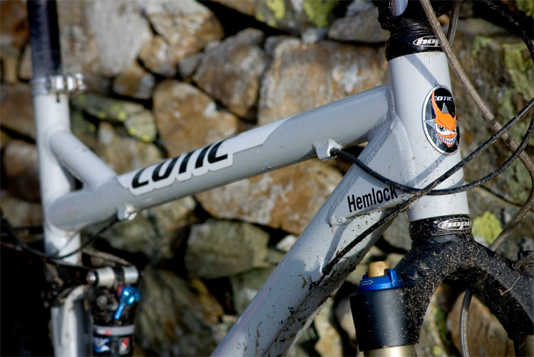 Headbadge and top tube sticker