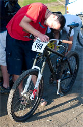 Cy getting the Hemlock ready