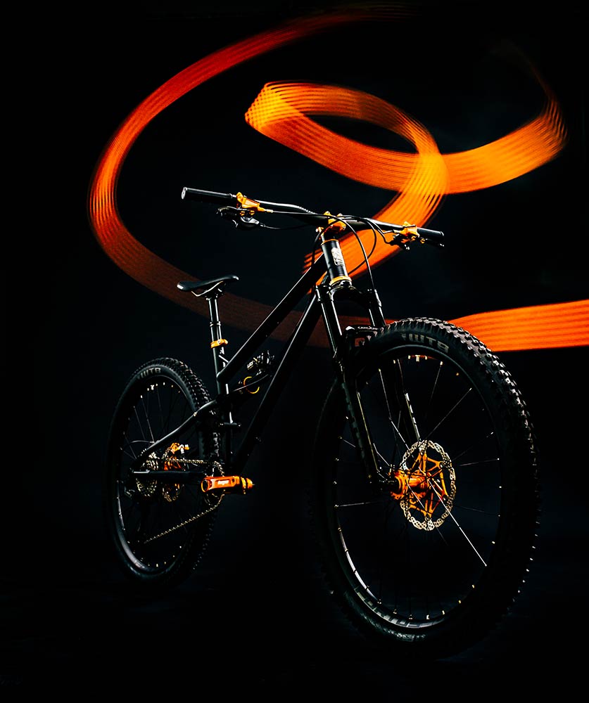 Cotic Jeht in Stealth Gritstone, steel full suspension mountain bike, 29 mountain bike, 140mm travel, reynolds 853, long geometry