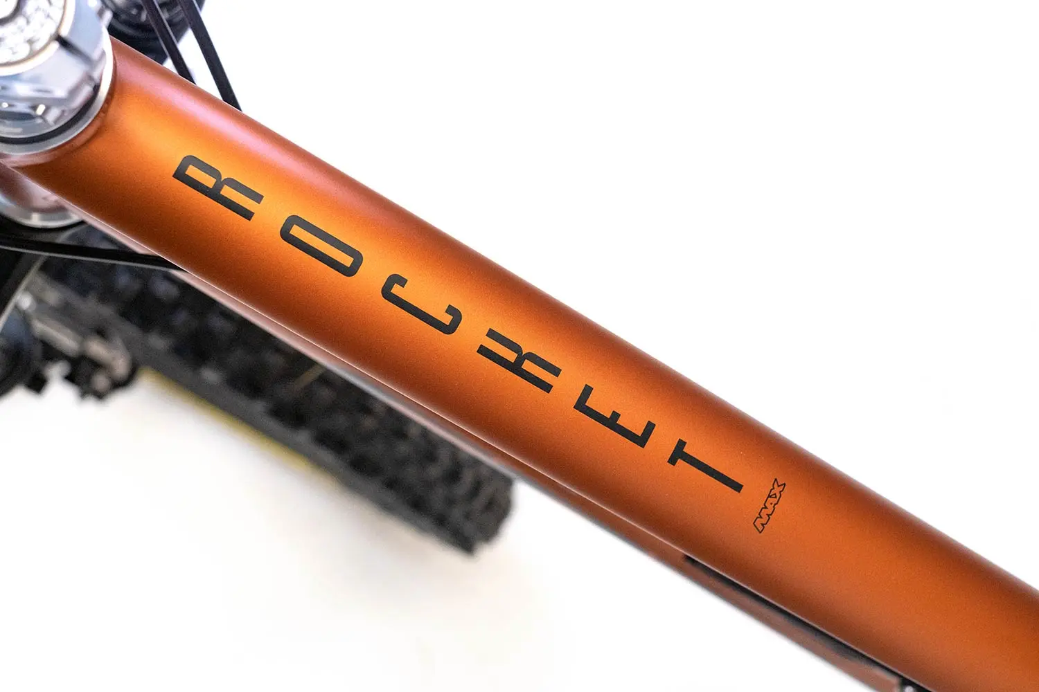Cotic RocketMAX in Copper Orange, steel full suspension mountain bike, enduro, 29, uk made, british made, 853, longer lower slacker