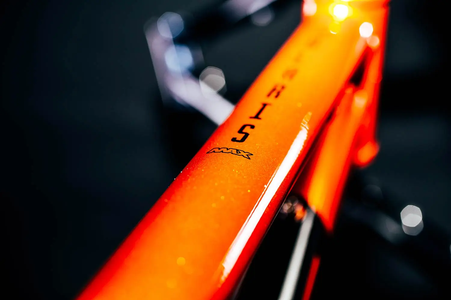 Cotic SolarisMAX in Supernova Orange, 853 steel 29er hardtail