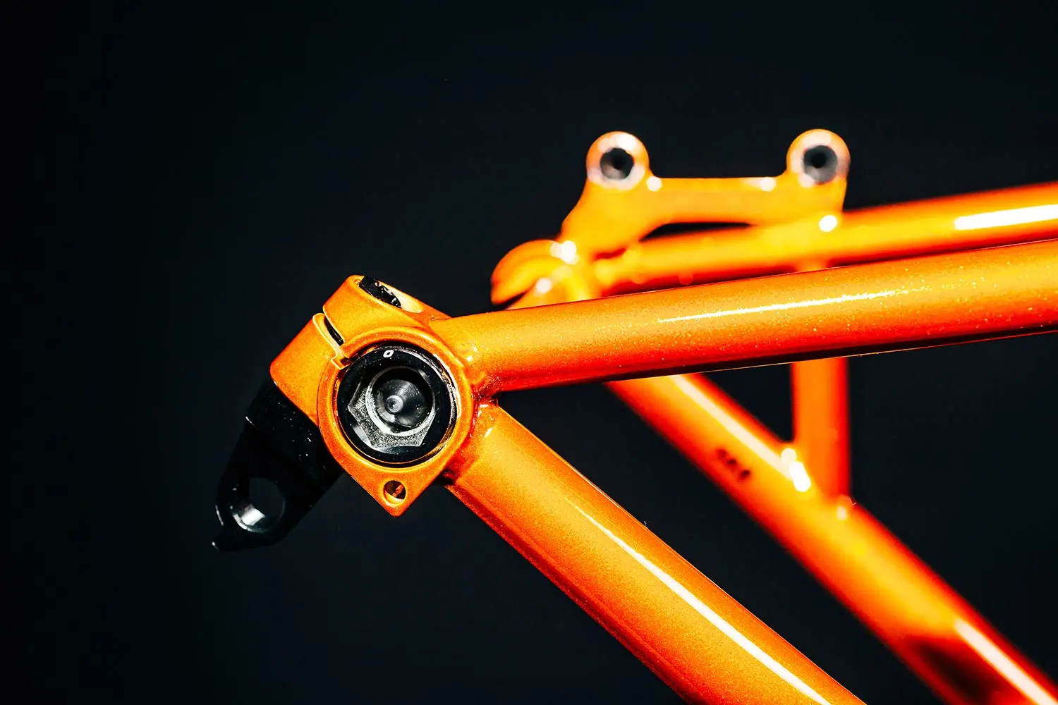 Cotic SolarisMAX in Supernova Orange, 853 steel 29er hardtail