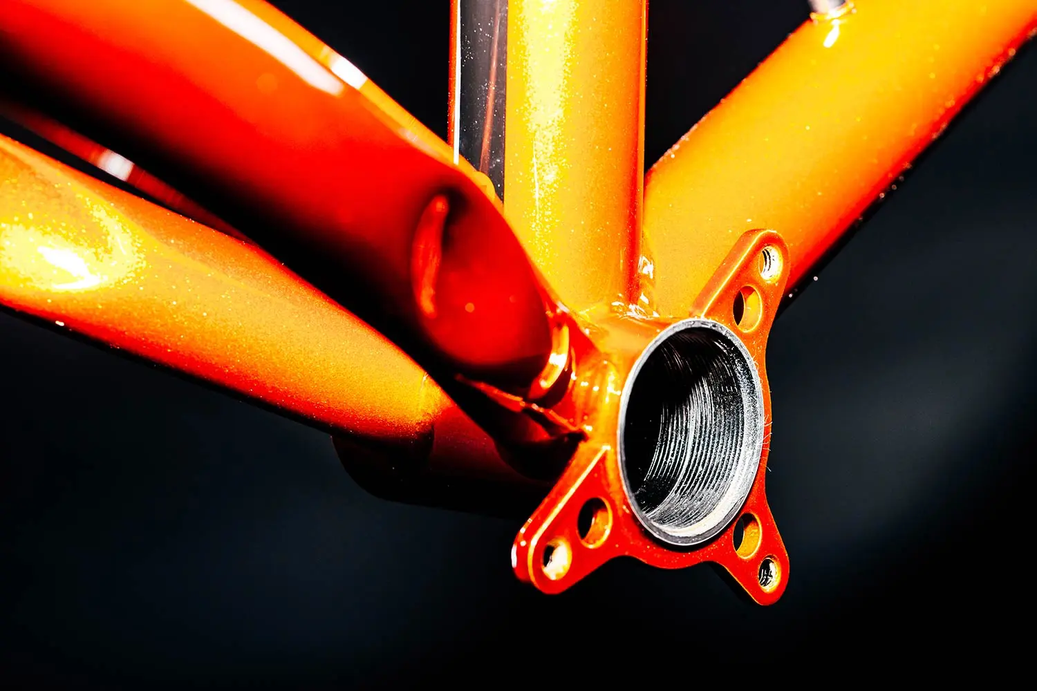 Cotic SolarisMAX in Supernova Orange, 853 steel 29er hardtail