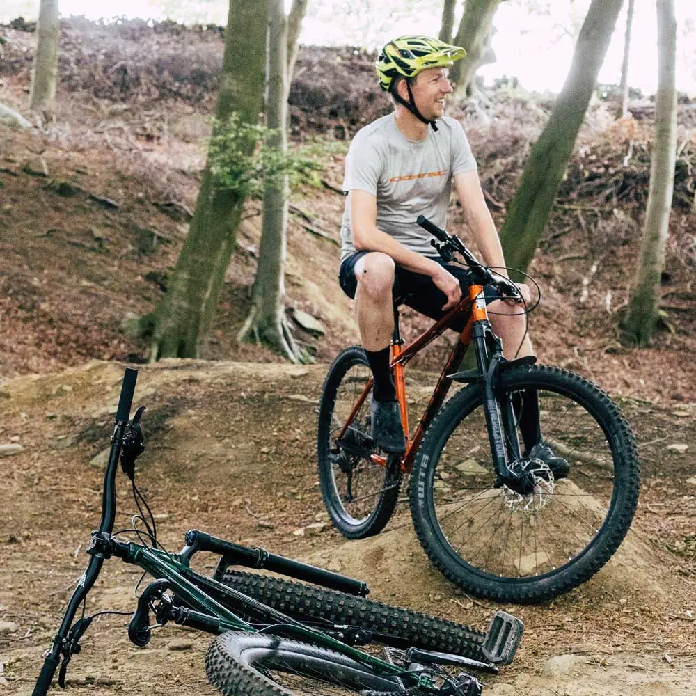 Cotic SolarisMAX in Supernova Orange, 853 steel 29er hardtail