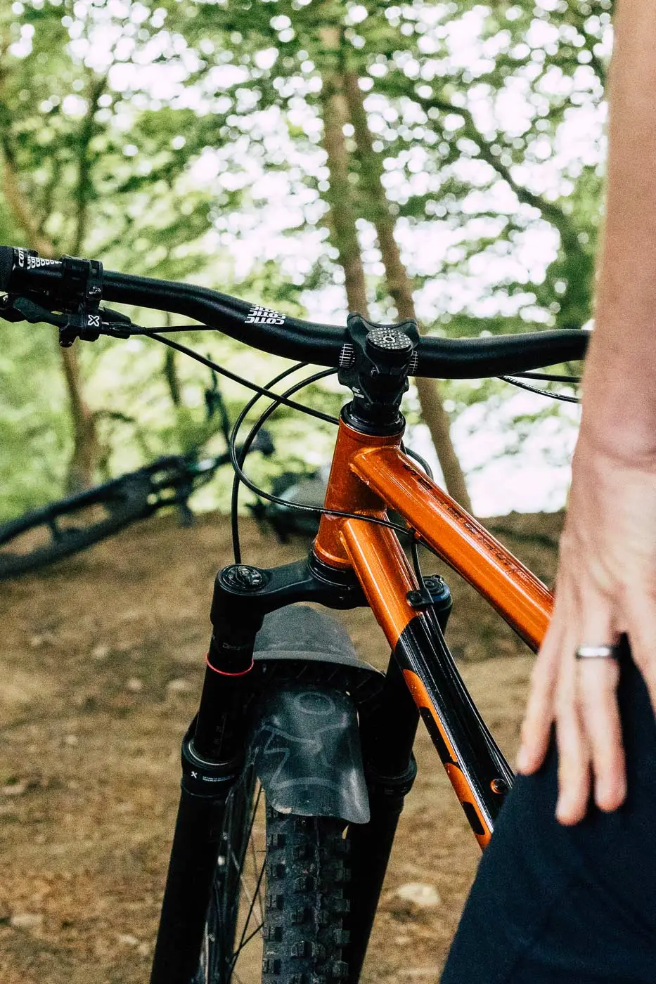 Cotic SolarisMAX in Supernova Orange, 853 steel 29er hardtail